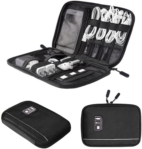 BAGSMART Electronic Organizer Travel Universal Cable Organizer Electronics Accessories Cases for Cable, Charger, Phone, USB, SD Card